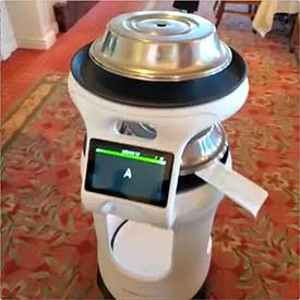 The Admiral at the Lake Tests ‘Servi,’ a Food Service Robot